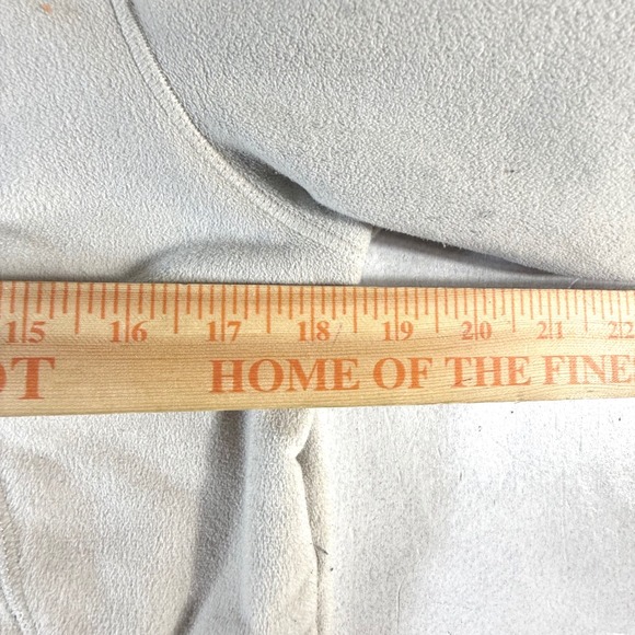 The North Face Fleece Jacket Women's Large Full Zip Off White Soft Shell - Picture 6 of 7